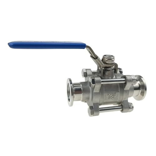Stainless Steel 304 Vacuum Ball Valve 2-way Manual ISO-KF Flange KF40 Stainless Steel 304 Vacuum Ball Valve 2-way Manual ISO-KF Flange KF40 von RPOVAXVK