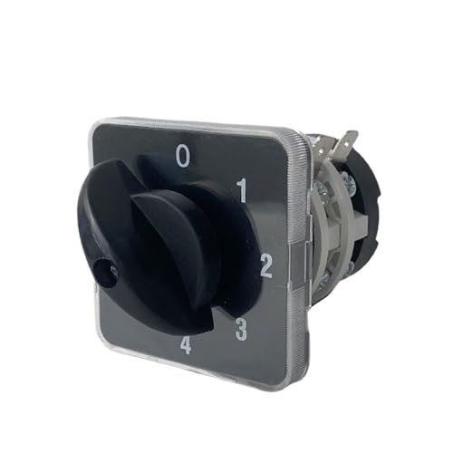 YMZ12-20/2 Rotary Cam Switch 0-4 Position 20A 2 Poles 8 Terminals Electrical Changeover Selector Mask Machine LW31 Controls switch YMZ12-20/2 Rotary Cam Switch 0-4 Position 20A 2 Poles 8 Terminals Electrical Changeover Selector Mask Machine LW31 Controls switch von RPOVAXVK