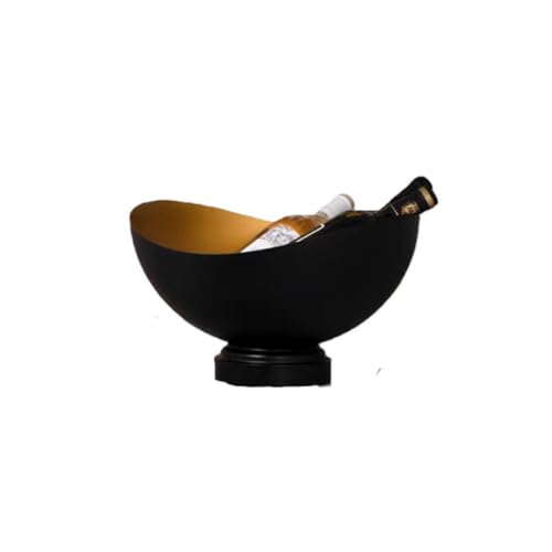Beer Bucket Bilayer Wärme Erhaltung Kälte Isolierung KTV Champagner Rotwein Bier EIS Korn EIS Block Eimer Kommerziellen(Black) von RPXHZLKTM