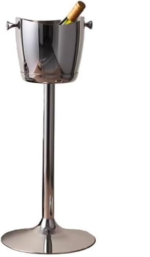 Beer Bucket Bilayer Wärme Erhaltung Kälte Isolierung KTV Champagner Rotwein Bier EIS Korn EIS Block Eimer Kommerziellen(Silver) von RPXHZLKTM