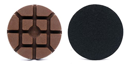 Diamant-Polierpads 3 "Diamant-Bodenpolierpads 3 Stück Renovieren Schleifscheibe for Beton Terrazzo Marmor Granit Stein(100) von RPXHZLKTM