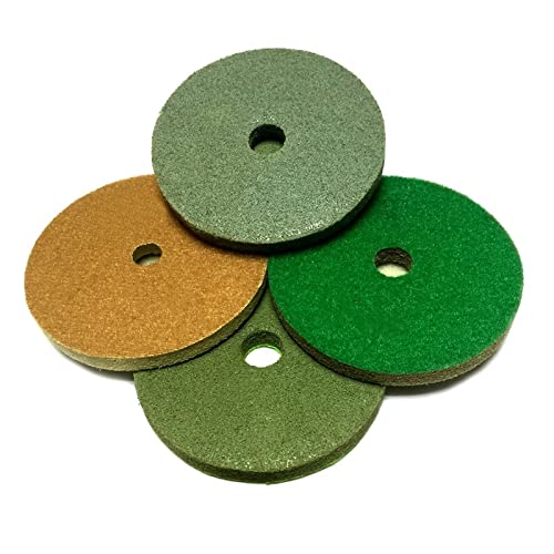 Diamant-Polierpads 7 Stück 5 Zoll Schwammpolierpads 125 MM Professionelle Diamant-Schwamm-Bodenschleifscheibe for Marmor Granit Stein(10000) von RPXHZLKTM