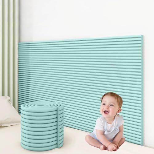 Die Füllung an der Wand klebt sich, Wandpaneele for Kopfteile for Abziehen und Aufkleben, mehrfarbig, 15–30 x 200 cm(Green,15 x 200cm/5.9" x 78.7") von RPXHZLKTM