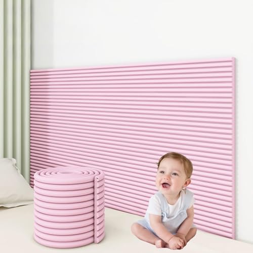 Die Füllung an der Wand klebt sich, Wandpaneele for Kopfteile for Abziehen und Aufkleben, mehrfarbig, 15–30 x 200 cm(Pink,20 x 200cm/7.9" x 78.7") von RPXHZLKTM