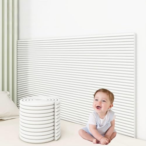Die Füllung an der Wand klebt sich, Wandpaneele for Kopfteile for Abziehen und Aufkleben, mehrfarbig, 15–30 x 200 cm(White,30 x 200cm/11.8" x 78.7") von RPXHZLKTM