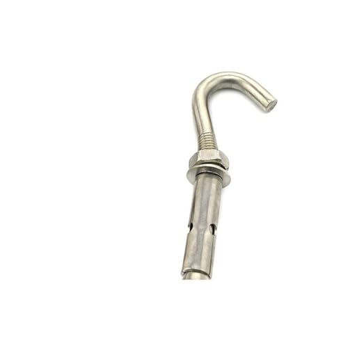 Die dübel Offener Cup-Haken-Expansionsbolzen M6 Expansionsschraubenhaken 316 Edelstahlbolzen Offener Anker Hängender Lüfter Hängender M6(10pcs,M6) von RPXHZLKTM