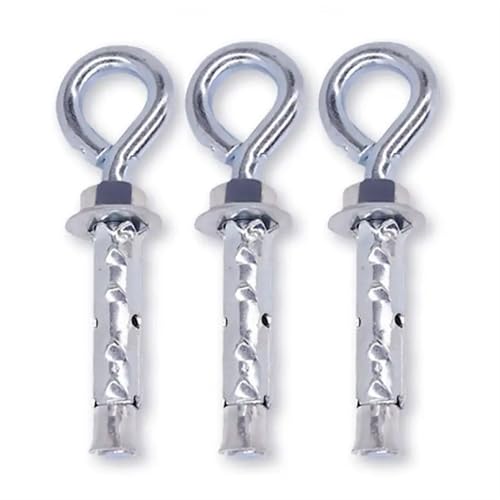 Die dübel Offener Haken-Expansionsbolzen, 3 Stück, Hebering, innerer Expansionsbolzen, Hochleistungs-Dachhakenring, Augenschraube(10x60mm) von RPXHZLKTM
