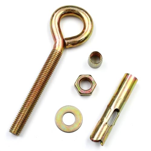 Die dübel Offener Haken-Expansionsbolzen, verzinkter Expansionsring, Expansionsschraube im Inneren des Hakenrings, Expansionsschraube M6-M12(M10x100-2pcs) von RPXHZLKTM