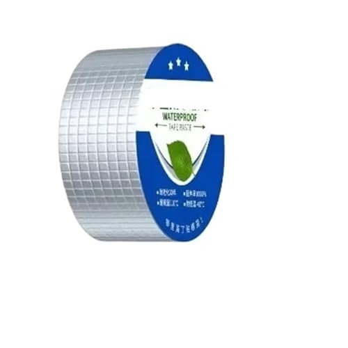 Dingyl mit wasserdichtem Klebeband Butyltape Dach auslaufsicher Aluminiumfolie Butylkautschuk wasserdichtes Klebeband Hohe Temperaturbeständigkeit Rohrwände Leck Aufkleber Super Nano Tapes(5cm X Dingyl mit wasserdichtem Klebeband Butyltape Dach auslaufsicher Aluminiumfolie Butylkautschuk wasserdichtes Klebeband Hohe Temperaturbeständigkeit Rohrwände Leck Aufkleber Super Nano Tapes(5cm X von RPXHZLKTM