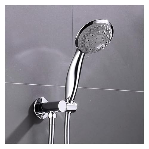 Handduschkopf Badezimmer Handbrause Chrom Wandmontage 7 Funktion Spray Wassersparende Bad Dusche(Hand Shower Only) von RPXHZLKTM