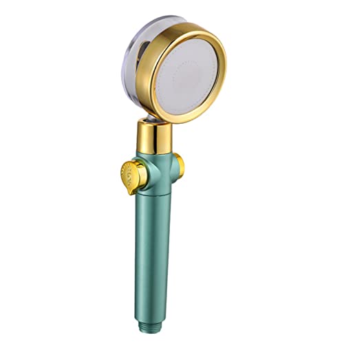 Handduschkopf Duschkopf Turbolüfter 360° Drehung Hochdruckfiltration Handbrause, Wassersparende Dusche(Green) von RPXHZLKTM