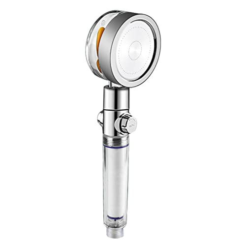 Handduschkopf Duschkopf Turbolüfter 360° Drehung Hochdruckfiltration Handbrause, Wassersparende Dusche(White) von RPXHZLKTM
