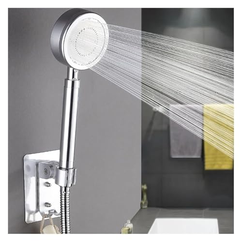 Handduschkopf Handbrause mit erhöhtem Druck, Aluminium-Duschkopf mit verstellbarer Halterung for niedrigen Wasserdruck, universeller Ersatz Handduschkopf Handbrause mit erhöhtem Druck, Aluminium-Duschkopf mit verstellbarer Halterung for niedrigen Wasserdruck, universeller Ersatz von RPXHZLKTM