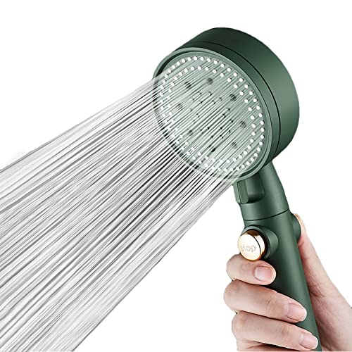 Handduschkopf Hochdruck-4-Modus Luxus-Handbrause Wassersparender Handbrausenkopf mit Pausentaste Handduschkopf Hochdruck-4-Modus Luxus-Handbrause Wassersparender Handbrausenkopf mit Pausentaste von RPXHZLKTM