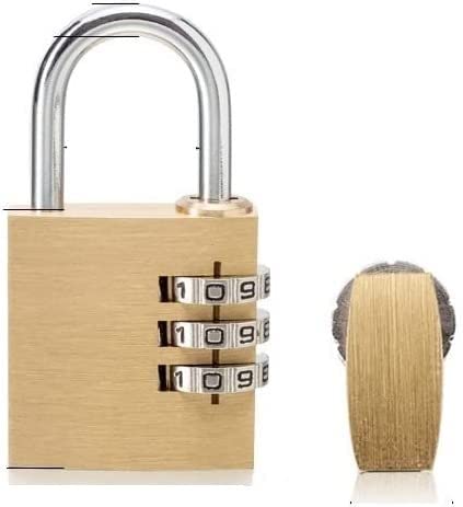 Passwort-Schloss Code PadlockLuggage Coded LockPadlock Locker Case Copper Stainless Steel Padlock von RPXHZLKTM
