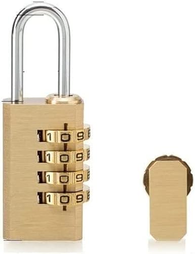 Passwort-Schloss Stainless Steel Padlock Solid Brass Lock Digit Combination Password Secret Code Passwort-Schloss Stainless Steel Padlock Solid Brass Lock Digit Combination Password Secret Code von RPXHZLKTM