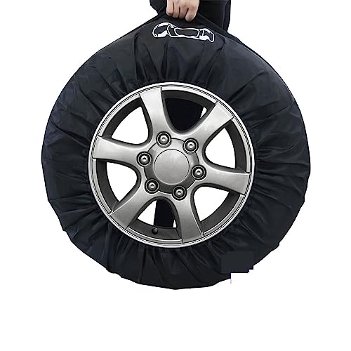RPXHZLKTM Autoreifenhülle Koffer 1 stück ~ 4 stücke 13-20 Zoll regendichte Auto-Radabdeckung Reifenabdeckungen Sonnenschutz for Auto Auto Camper Verstellbare Autoreifenabdeckungen(A 1pc L 16 20inch) von RPXHZLKTM