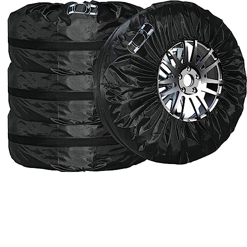 RPXHZLKTM Autoreifenhülle Koffer 1 stück ~ 4 stücke 13-20 Zoll regendichte Auto-Radabdeckung Reifenabdeckungen Sonnenschutz for Auto Auto Camper Verstellbare Autoreifenabdeckungen(A 4pcs S 13 16inch) RPXHZLKTM Autoreifenhülle Koffer 1 stück ~ 4 stücke 13-20 Zoll regendichte Auto-Radabdeckung Reifenabdeckungen Sonnenschutz for Auto Auto Camper Verstellbare Autoreifenabdeckungen(A 4pcs S 13 16inch) von RPXHZLKTM