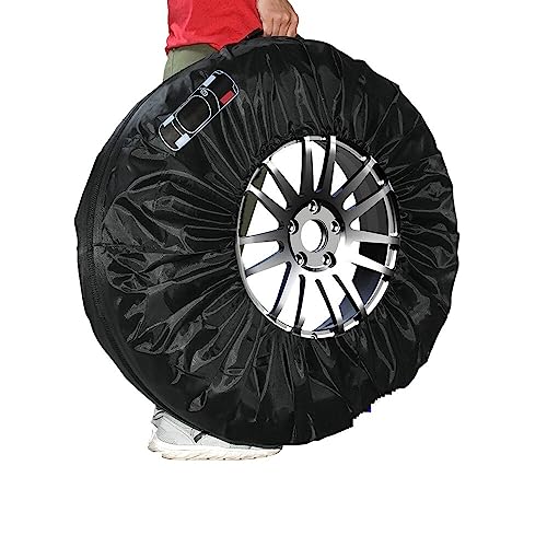 RPXHZLKTM Autoreifenhülle Koffer 1 stück ~ 4 stücke 13-20 Zoll regendichte Auto-Radabdeckung Reifenabdeckungen Sonnenschutz for Auto Auto Camper Verstellbare Autoreifenabdeckungen(B 1pc S 13 16inch) von RPXHZLKTM