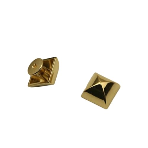 Rundkopfschrauben, DIY Metal Screw Rivets For Leather Craft Multicolor 10-12mm Pack Of 10(Gold,10mm) von RPXHZLKTM