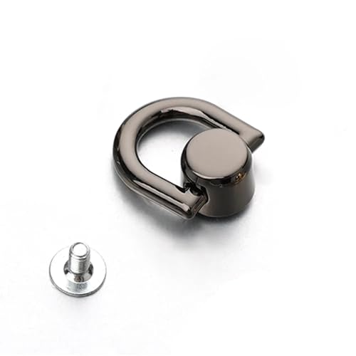 Rundkopfschrauben, DIY Strap Screwback Nieten Pull Ring Abnehmbare for Leder Handwerk Kleidung Taschen Multicolor(1pcs- Color) von RPXHZLKTM