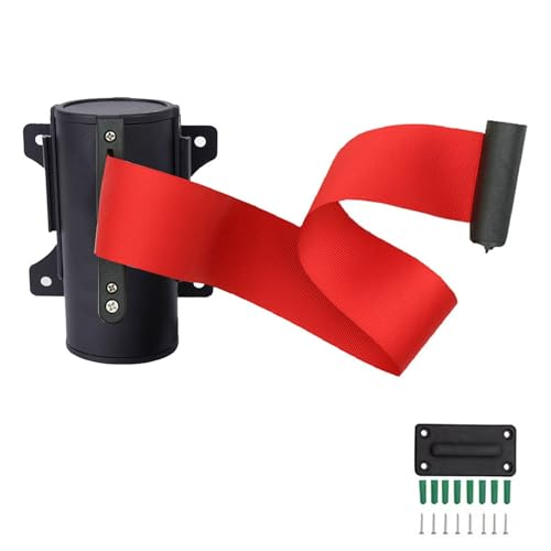 Seilabsperrung an der Wand Einziehbare Gürtelbarriere – an der Wand montiertes Band zur Massenkontrolle – einziehbarer Sicherheitsgürtel for Einzelhandelsgeschäfte, Flughäfen, Banken, Schulen(A,300CM/ Seilabsperrung an der Wand Einziehbare Gürtelbarriere – an der Wand montiertes Band zur Massenkontrolle – einziehbarer Sicherheitsgürtel for Einzelhandelsgeschäfte, Flughäfen, Banken, Schulen(A,300CM/ von RPXHZLKTM