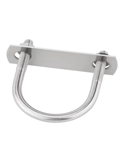 U-förmige dübel und 1/2Sets 304 Edelstahl Erweiterte U-förmige Schraube Rohrschelle mit Schallwand U-förmige Schraube M6-M10(M12x102x140(1Set)) von RPXHZLKTM