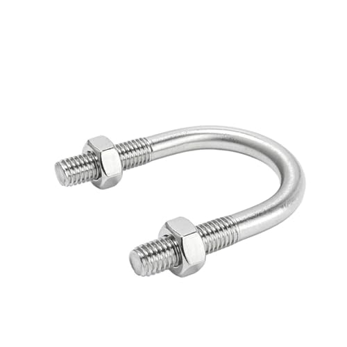 U-förmige dübel und 1 Satz M6 304 Edelstahl-U-Bolzen, U-Bolzen, U-Schrauben, mit Muttern(M6x16(1Set)) von RPXHZLKTM