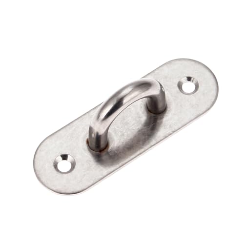 U-förmige dübel und 1 stück Deckenmontage Haken Stahl Kleiderbügel U-Form Lock up Top Basis Fan/Kronleuchter/Silber Wandhaken(Silver L No Screw) von RPXHZLKTM