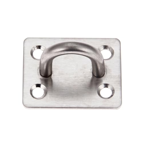 U-förmige dübel und 1 stück Deckenmontage Haken Stahl Kleiderbügel U-Form Lock up Top Basis Fan/Kronleuchter/Silber Wandhaken(Silver M No Screw) von RPXHZLKTM