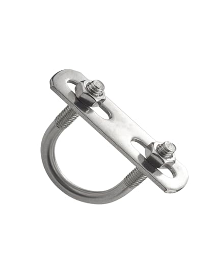 U-förmige dübel und U-förmige Schraube aus Edelstahl 304, U-förmige Schnallenschraube, U-förmige Rohrschelle, U-Clip-Filet mit Prallmutter-Kombination(M6-51(2sets)) von RPXHZLKTM