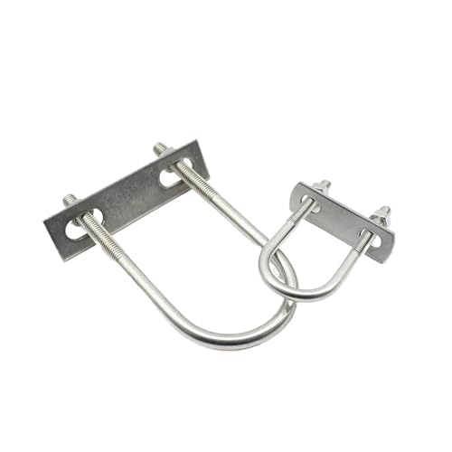 U-förmige dübel und Verlängerte U-förmige Schraube aus Edelstahl 304/U-förmige Rohrschelle mit Schallwand/U-förmiger Bolzen/Vierkantreifen(1set M10x27x58) von RPXHZLKTM