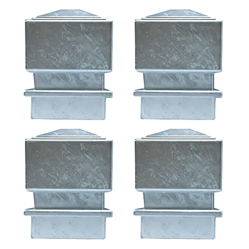 Zaunpfostenkappen Aluminum Pyramid Post Cap Cover for Wood Posts Fences Decks Pack of 4 Multiple Sizes(140x140mm) von RPXHZLKTM
