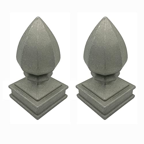 Zaunpfostenkappen Fence Post Cap Pack of 2 Aluminum for 2x2x4.7 Inches Posts(2) von RPXHZLKTM