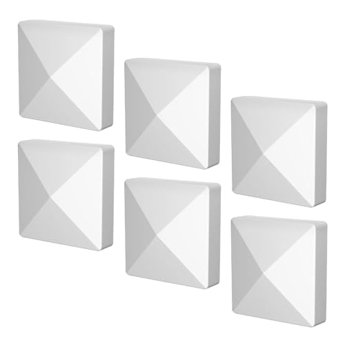 Zaunpfostenkappen Fence Post Caps PVC 4 Inch Pack of 6 von RPXHZLKTM