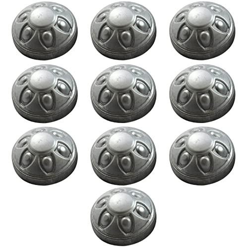 Zaunpfostenkappen Fence Post Caps Round End Cap For Outside Diameter Post Pipe Pack Of 10 Multiple Sizes(76mm) von RPXHZLKTM