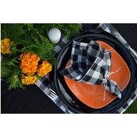 Schwarz/Weiß Karierte Leinenservietten. Gingham Leinentuch Servietten. Die Servietten Sind Nicht Im Preis Enthalten. Gewaschene Küchentisch Serviette von RPlinen
