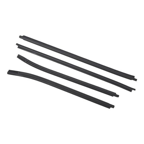 4 STÜCKE Fensterleisten Zierleisten Gummi 68161 0K010 Ersatz for Toyota for Hilux SR5 for VIGO MK6 for PICKUP 2005 bis 2015 von RQEYUNP