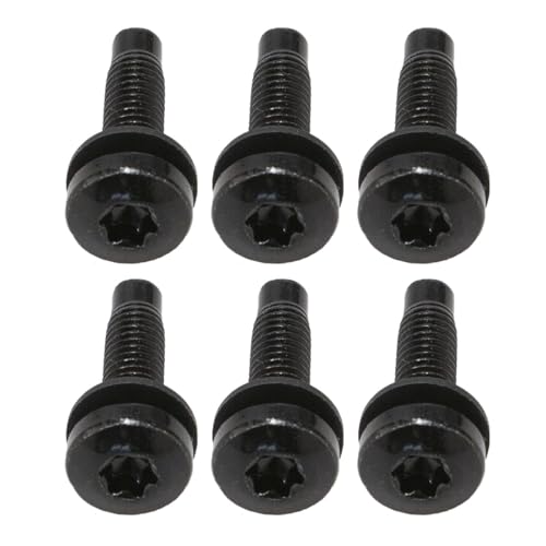 Hard Top Torx Screws Bolts Windshield Frame,Tailgate,Hard Door Hinges Roll Bar Screws Bolts for Jeep for Wrangler JK(6 Pcs) von RQEYUNP