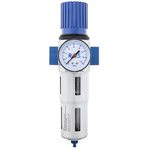 NEU Druckluft Filter Wartungseinheit Druckminderer 1/4" Regler für Kompress SW 