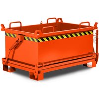 RR-Industrietechnik® Klappbodenbehälter Typ RBB, Volumen 2 m³, RAL 2004 reinorange von RR-Industrietechnick