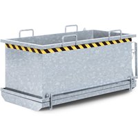 RR-Industrietechnik® Klappbodenbehälter Typ RKB, Volumen 1 m³, verzinkt von RR-Industrietechnick