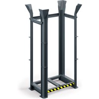 RR-Industrietechnik® Paletten-Richtgestell für Europaletten, 15 Plätze, HxBxT 2.650 x 1.340 x 940 mm, anthrazitgrau von RR-Industrietechnick