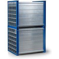 RR-Industrietechnik® Wabenregal Typ RWR, HxBxT 1.000 x 1.000 x 1.000 mm, Fächeranzahl 30 von RR-Industrietechnick