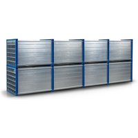 RR-Industrietechnik® Wabenregal Typ RWR, HxBxT 1.000 x 1.000 x 6.000 mm, Fächeranzahl 81 von RR-Industrietechnick