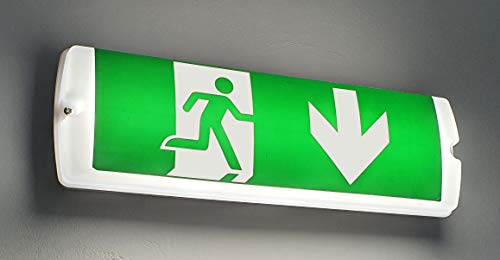 RR-NORD Notleuchte LED IP65 Notbeleuchtung Rettungszeichenleuchte Fluchtwegleuchte Notlicht Brandschutzzeichen Rettungszeichen von RR-NORD