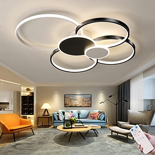 RRBEST Dimmbare Deckenleuchte LED-Wohnzimmer-Deckenleuchte mit Fernbedienung Deckenleuchte Kreativer Kreis Design Metall-Deckenleuchte Schlafzimmer Küche Esszimmer Büro-Deckenleuchte RRBEST Dimmbare Deckenleuchte LED-Wohnzimmer-Deckenleuchte mit Fernbedienung Deckenleuchte Kreativer Kreis Design Metall-Deckenleuchte Schlafzimmer Küche Esszimmer Büro-Deckenleuchte von RRBEST