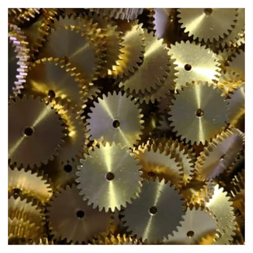 RRBXXUYN 0.5M Modulus 1.98 25T Teeth Metal Copper Brass Gear Wheel Fit 2mm Shaft Gear Customize von RRBXXUYN