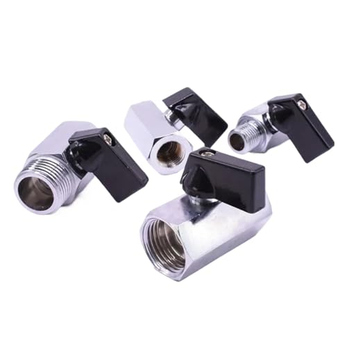 RRBXXUYN 1PC 1/4'' BSP Female to Female Thread Brass Ball Valve Shut-Off Valve RRBXXUYN 1PC 1/4'' BSP Female to Female Thread Brass Ball Valve Shut-Off Valve von RRBXXUYN