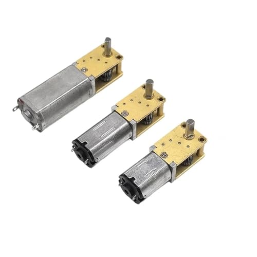 RRBXXUYN All Metal Gearbox Electronic Starter Slow Speed Large Torque Worm Gear Electronic Starter DIY Robot Model N30_(A) 4-16RPM_3V-12V von RRBXXUYN